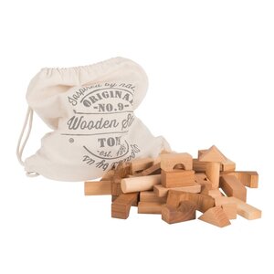 Wooden Story Wooden Story | Houten Blokken Naturel 100 stuks Wooden Story Wooden Story | Houten Blokken Naturel 100 stuks