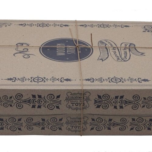 Wooden Story Wooden Story | Houten Blokken in bak XL Naturel 63 stuks Wooden Story Wooden Story | Houten Blokken in bak XL Naturel 63 stuks