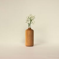 Wooden Story | Houten vaasje met glas Nr. 03
