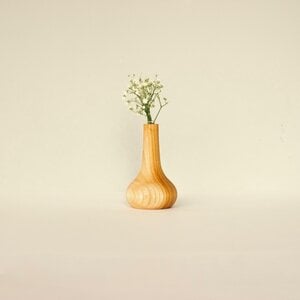 Wooden Story Wooden Story | Houten vaasje met glas Nr. 01 Wooden Story Wooden Story | Houten vaasje met glas Nr. 01