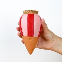 Pepin | Olla Rood Roze Gestreept