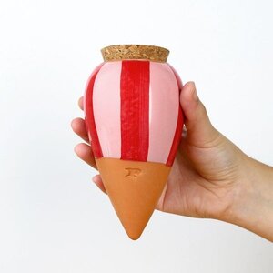 Pepin Pepin | Olla Rood Roze Gestreept