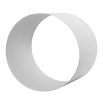 Bloomingville  Metallregal rund weiß