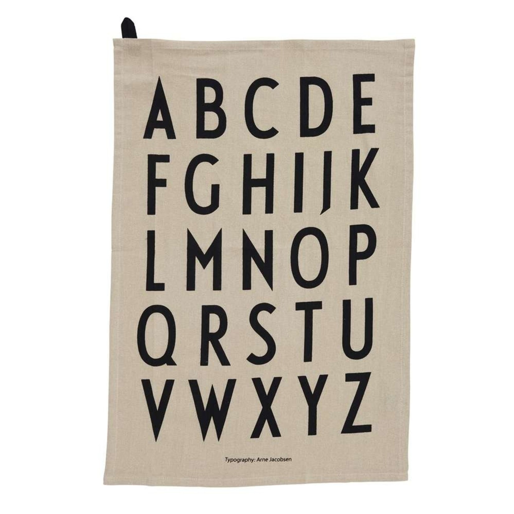 Design Letters Classic Tea towel - BEIGE