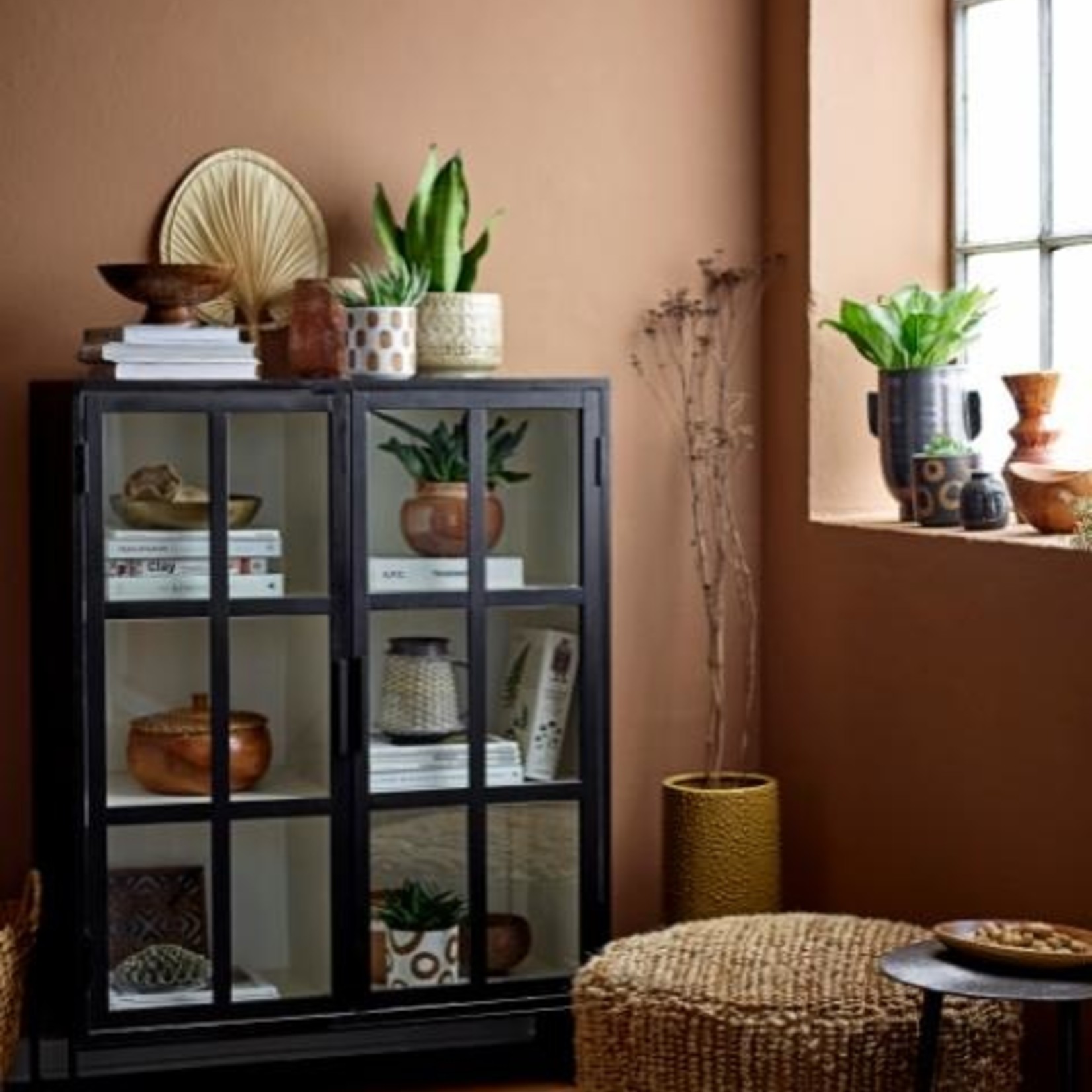 Bloomingville  Avo Deco Flowerpot, White, Terracotta