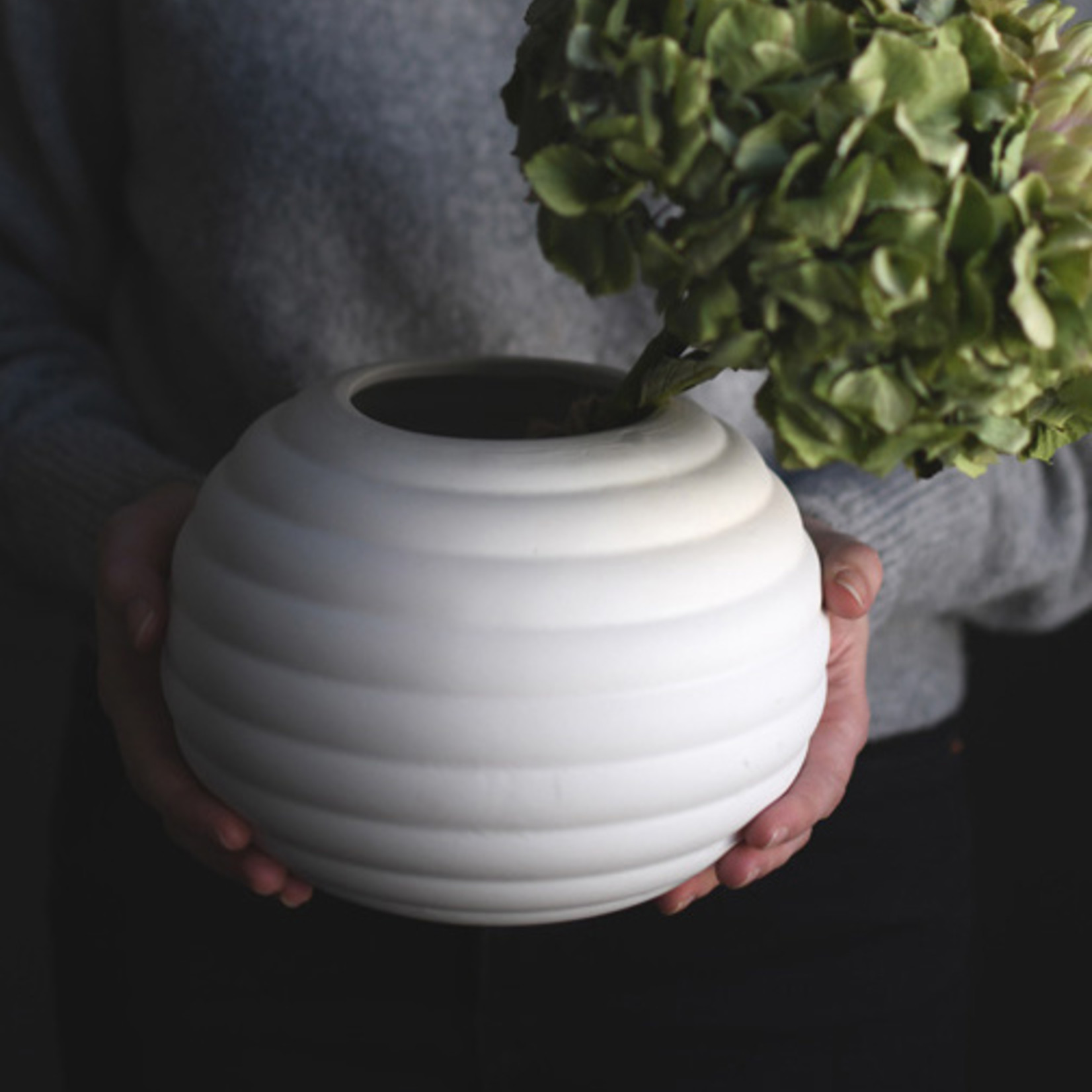 Storefactory  Vase Runvik weiß
