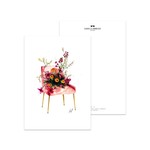Leo La Douce Postkarte · Flower Chair