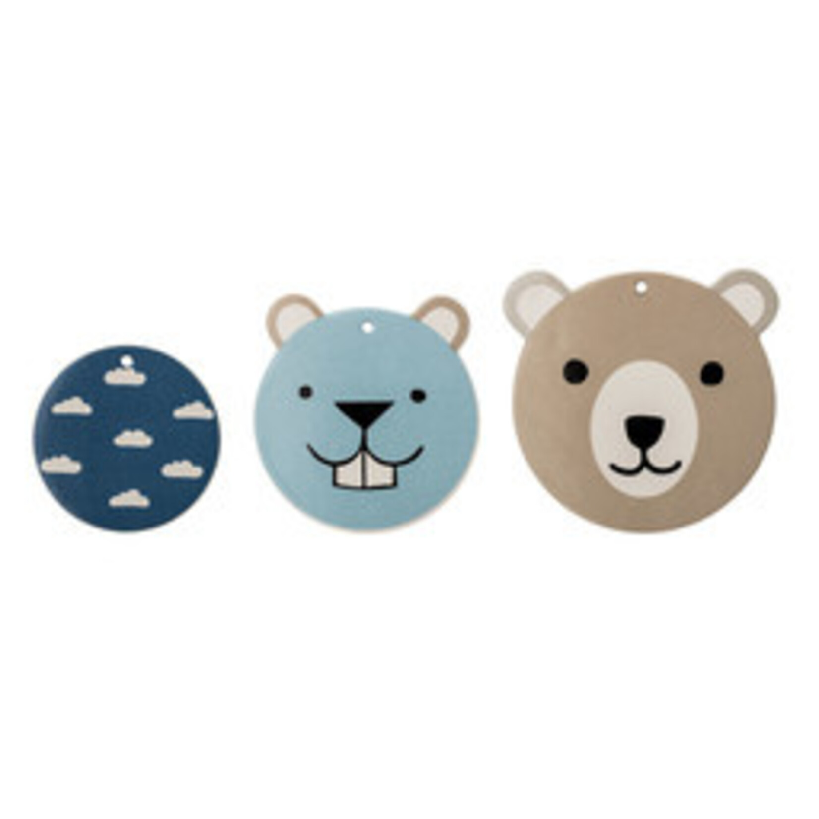Bloomingville  Wanddeko Teddys rosa oder blau