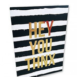 Leo La Douce Grußkarte · hey you thnx