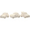 Creativ Company Spaarauto, H: 5,5 cm, L: 12,5 cm, B: 7,8 cm, wit, 12 stuk/ 1 doos