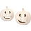 Creativ Company Waxinelicht, H: 15 cm, d 15 cm, wit, 2 stuk/ 1 doos
