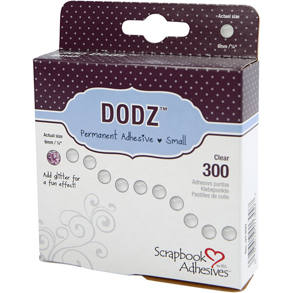 3L Dodz Zelfklevende Dots, d 6 mm, dikte 0,5 mm, 300 stuk/ 1 doos