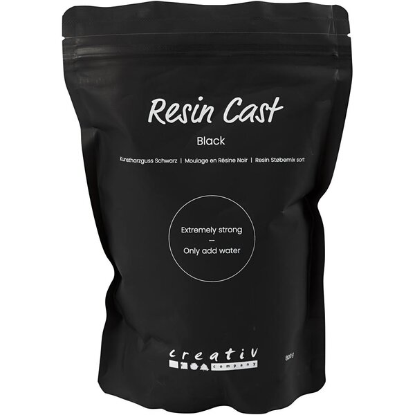 Creativ Company Hars Gieten Zwart, zwart, 800 gr/ 1 doos