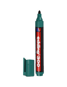  Edding 300 Marker, lijndikte 1,5-3 mm, groen, 1 stuk