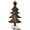 Kerstboom, H: 18 cm, B: 9 cm, 1 stuk