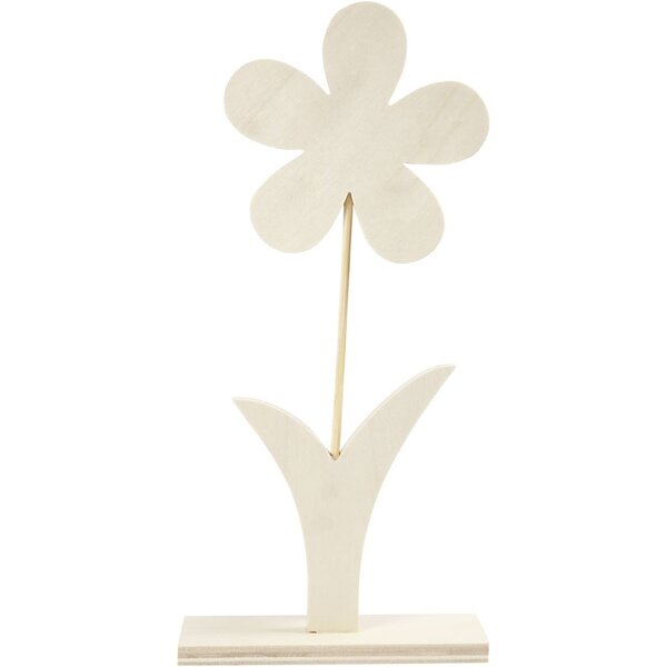 Creativ Company Bloem, H: 26 cm, B: 13 cm, dikte 1 cm, 1 stuk