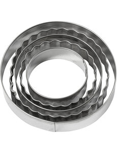 Creativ Company Uitsteekvormen, cirkel, afm 8 cm, 5 stuk/ 1 doos