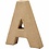 Creativ Company Letter, A, H: 10 cm, B: 9,5 cm, dikte 1,7 cm, 1 stuk