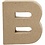 Creativ Company Letter, B, H: 10 cm, B: 9 cm, dikte 1,7 cm, 1 stuk