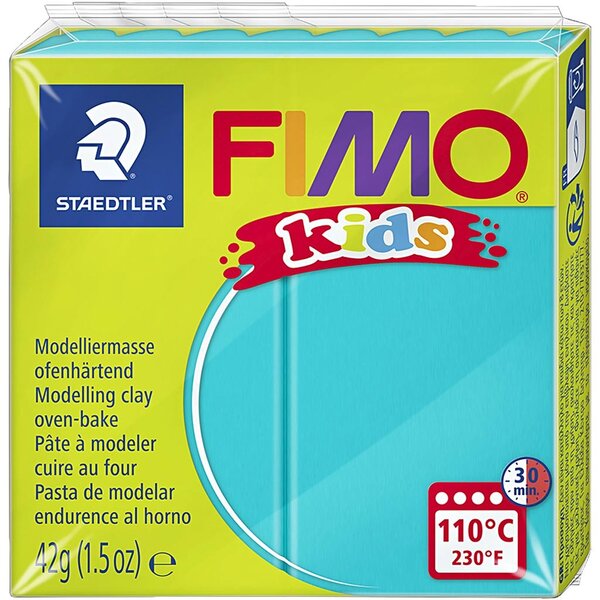 FIMO® FIMO® Kids Boetseerklei, turquoise, 42 gr/ 1 doos