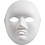 Creativ Company Masker, H: 22 cm, B: 17 cm, wit, 10 stuk/ 1 doos