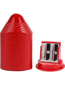  Puntenslijper, H: 8,5 cm, rood, 1 stuk