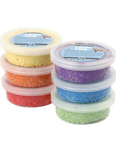 Foam Clay Foam Clay®, metallic, sterke kleuren, 6x14 gr/ 1 doos