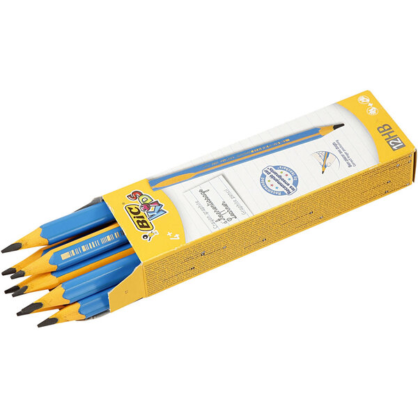 BIC Potloden, L: 14 cm, dikte 10 mm, vulling 4 mm, 12 stuk/ 1 doos