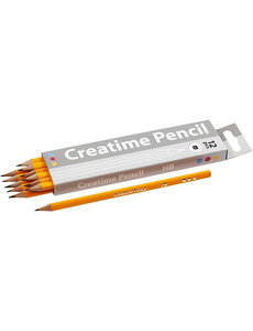Creativ Company Schoolpotloden, L: 17,5 cm, HB, dikte 7 mm, vulling 2 mm, 12 stuk/ 1 doos