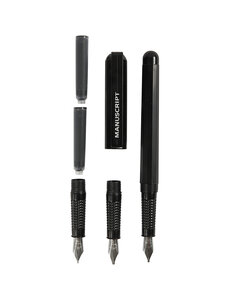  Kalligrafeer set Voor Beginners, B: 0,85-1,6 mm, zwart, 1 set