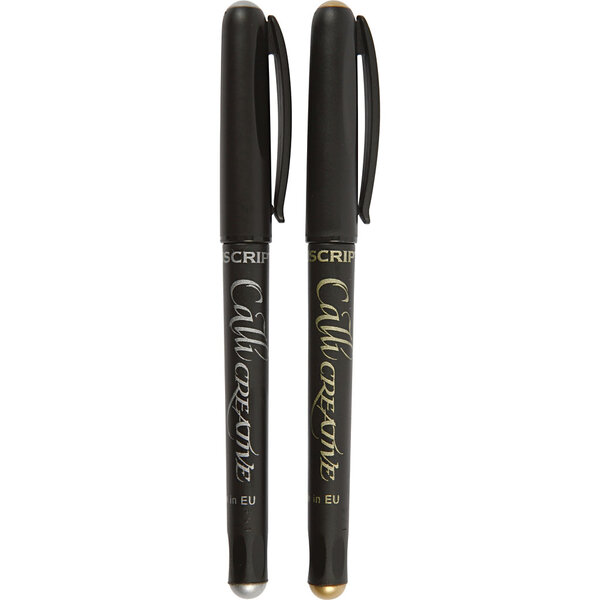 Kalligrafeer Stiften, dikte 2.4 mm, 2 stuk/ 1 doos