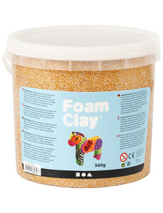 Foam Clay Foam Clay®, metallic, goud, 560 gr/ 1 emmer