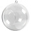 Deco ballen met opening, d 8 cm, gatgrootte 4,5 cm, 5 stuk/ 1 doos
