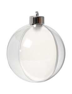 Creativ Company Deco ballen, d 8 cm, transparant, 5 stuk/ 1 doos