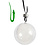 Creativ Company Deco ballen, d 8 cm, transparant, 5 stuk/ 1 doos