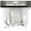 Creativ Company Deco ballen, d 6 cm, transparant, 8 stuk/ 1 doos