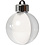 Creativ Company Deco ballen, d 5 cm, transparant, 10 stuk/ 1 doos