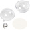 Creativ Company Deco ballen, d 5 cm, transparant, 10 stuk/ 1 doos