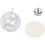 Creativ Company Deco ballen, d 5 cm, transparant, 10 stuk/ 1 doos