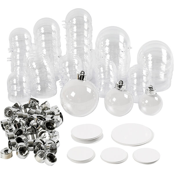 Creativ Company Deco ballen, d 5+6+8 cm, 60 stuk/ 1 doos