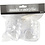 Creativ Company Deco hart, H: 6,5 cm, transparant, 10 stuk/ 1 doos