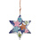 Creativ Company Deco ster, H: 10 cm, transparant, 5 stuk/ 1 doos