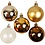 Creativ Company Kerstballen, d 6 cm, goud, 20 stuk/ 1 doos
