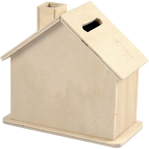 Spaarhuis, afm 9,6x11,7x5,5, cm, 1 stuk