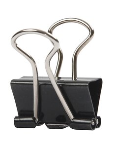 Creativ Company Foldback clips, B: 19 mm, zwart, 40 stuk/ 1 doos