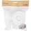 Creativ Company Siliconen vormen, Kandelaar, H: 5,8+7,5 cm, d 7,5 cm, B: 2-2,5 cm, mat transparant, 2 stuk/ 1 doos