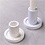 Creativ Company Siliconen vormen, Kandelaar, H: 5,8+7,5 cm, d 7,5 cm, B: 2-2,5 cm, mat transparant, 2 stuk/ 1 doos