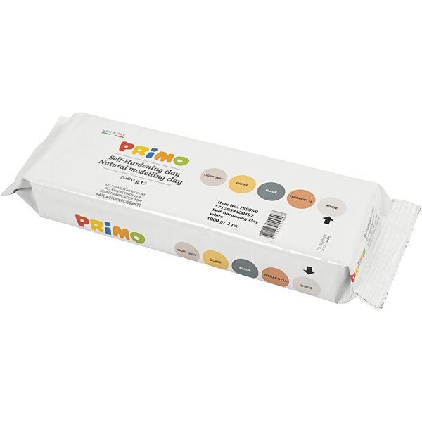 Zelfhardende Klei, wit, 1000 gr/ 1 doos
