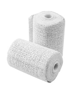 Creativ Company Gipsgaas, L: 2,7 M, B: 7,5 cm, wit, 2 rol/ 1 doos