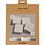 Creativ Company Siliconen vormen, Vierkant met grafisch design, H: 2,4 cm, L: 6,8 cm, B: 6,8 cm, 4 stuk/ 1 doos